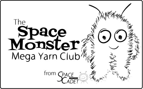 The SpaceMonster Mega Yarn Club, from SpaceCadet